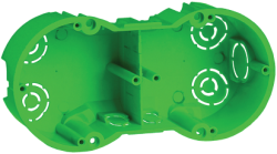 IEK Коробка КМ40023 установочная 2 места d141х70x45 для полых стен (с саморезами и мет. лапка) арт. UKG20-141-070-045-M