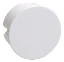 IEK Коробка КМ41004 распаячная для тв.стен d80x40мм (с крышкой) арт. UKT01-080-040-000