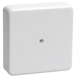 IEK Коробка КМ41212-01 распаячная для о/п 75х75х20мм белая (с контактной группой) арт. UKO10-075-075-020-K01