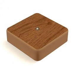 IEK Коробка КМ41212-05 расп. для о/п 75х75х20мм дуб (с конт.гр) арт. UKO10-075-075-020-K24