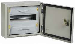 IEK Корпус металлический ЩРн-12мз-1 У2 IP54 PRO арт. MKM16-N-12m-54-ZU