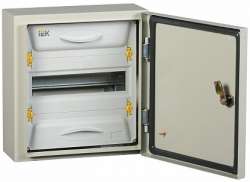 IEK Корпус металлический ЩРн-12з-1 74 У2 IP54 PRO арт. MKM16-N-12-54-ZU