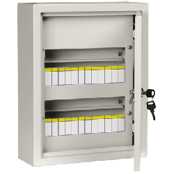 IEK Корпус металлический ЩРн-24з-1 38 УХЛ3 IP31 арт. MKM13-N-24-31-Z