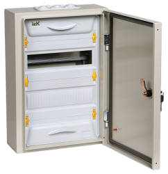 IEK Корпус металлический ЩРн-24з-1 74 IP54 UNIVERSAL арт. MKM11-N-24-54-Z-U