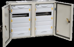 IEK Корпус металлический ЩРн-2х24з-1 74 IP54 UNIVERSAL арт. MKM11-N-2X24-54-Z-U