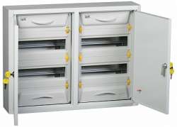 IEK Корпус металлический ЩРн-2x24з-0 36 УХЛ3 IP31 PRO арт. MKM15-N-2X24-31-ZU