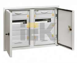 IEK Корпус металлический ЩРв-2х24з-1 41 IP31 UNIVERSAL арт. MKM11-V-2x24-31-Z-U