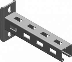 IEK Кронштейн замковый осн.400 арт. CLP1CL-400