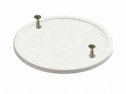 IEK Крышка КМ43001 для установочных коробок D81мм (отв. 60 мм) арт. UKA-2