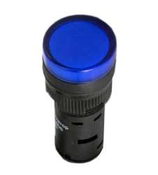 IEK Лампа AD16DS(LED)матрица d16мм синий 230В AC арт. BLS10-ADDS-230-K07-16