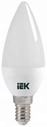 IEK Лампа светодиодная ECO C35 свеча 5Вт 230В 3000К E14 арт. LLE-C35-5-230-30-E14