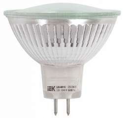 IEK Лампа светодиодная MR16 софит (стекло) 3 Вт 180 Лм 230 В 3000 К GU5.3 -eco арт. LLPB-MR16-3-230-30-GU5