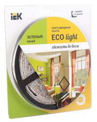 IEK Лента LED 5м блистер LSR-3528G60-4.8-IP65-12V -eco арт. LSR1-5-060-65-1-05