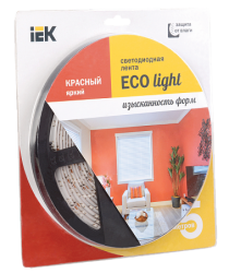 IEK Лента LED 5м блистер LSR-3528R60-4.8-IP65-12V -eco арт. LSR1-6-060-65-1-05