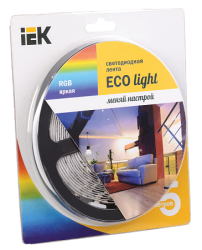 IEK Лента LED 5м блистер LSR-3528RGB54-4.8-IP20-12V -eco арт. LSR1-3-054-20-1-05