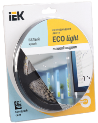 IEK Лента LED 5м блистер LSR-3528W120-9.6-IP20-12V IEK-eco арт. LSR1-2-120-20-1-05
