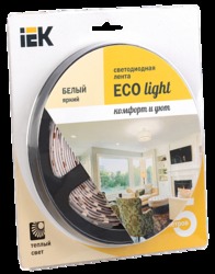 IEK Лента LED 5м блистер LSR-3528WW60-4.8-IP20-12V -eco арт. LSR1-1-060-20-1-05