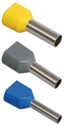 IEK Наконечник-гильза НГИ2 2,5-10 с изолированным фланцем (фиолетовый) (100 шт) арт. UTE10-D3-2-100