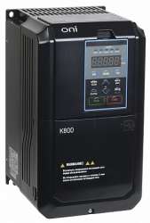 IEK ONI Преобразователь частоты K800 380В, 3Ф 7,5-11 kW 18 - 24А арт. K800-33E075-11TSIP20