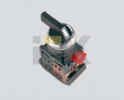 IEK Переключатель АLС-22 черный с длинной рукояткой на 2 фиксир.полож.I-O 1з+1р арт. BSW10-ALC-2-K02