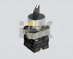IEK Переключатель LAY5-BD25 2 положения I-0 стандарт ручка арт. BSW60-BD-2-K02