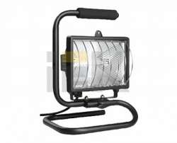IEK Прожектор ИО500П(переноска) галоген.черный IP54 арт. LPI03-1-0500-K02