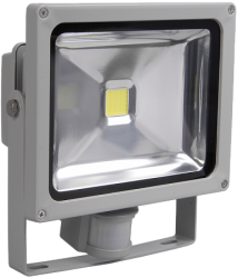 IEK Прожектор СДО 05-30Д (детектор) светодиодный серый SMD IP44 арт. LPDO502-30-K03