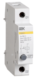 IEK Расцепитель миним. макс. напряжения РММ47 на DIN-рейку арт. MVA00D-RMM