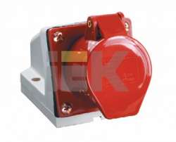IEK Розетка 125 стационарная 3Р+РЕ+N 32А 380В IP44 арт. PSR12-032-5