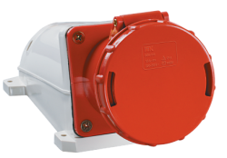 IEK Розетка 134 стационарная 3Р+РЕ 63А 380В IP54 арт. PSR12-063-4