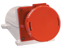 IEK Розетка 145 стационарная 3Р+РЕ+N 125А 380В IP54 арт. PSR12-125-5