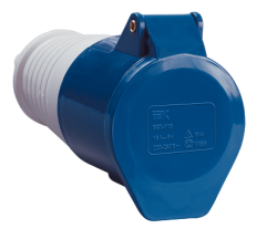 IEK Розетка 213 переносная 2Р+РЕ 16А 220В IP44 арт. PSR21-016-3