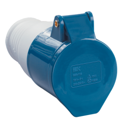 IEK Розетка 223 переносная 2Р+РЕ 32А 220В IP44 арт. PSR21-032-3