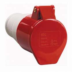 IEK Розетка переносная ССИ-225 32А-6ч/200/346-240/415В 3Р+РЕ+N IP44 MAGNUM арт. PSN22-032-5