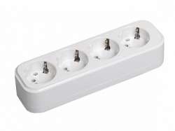IEK Розетка переносная разб. К04 4 места CLASSIC арт. KYP11-16-04-00-Z