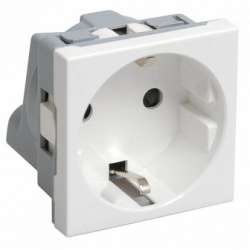 IEK Розетка с з/к 2к (на 2 модуля) РКС-20-30-П-К ПРАЙМЕР белая арт. CKK-40D-RSZB2-K01-K