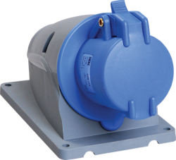 IEK Розетка стационарная ССИ-113 16А-6ч/200-250В 2Р+РЕ IP44 MAGNUM арт. PSN11-016-3