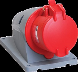 IEK Розетка стационарная ССИ-114 16А-6ч/380-415В 3Р+РЕ IP44 MAGNUM арт. PSN12-016-4