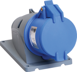 IEK Розетка стационарная ССИ-123 32А-6ч/200-250В 2Р+РЕ IP44 MAGNUM арт. PSN11-032-3