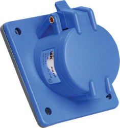 IEK Розетка встраиваемая ССИ-413 16А-6ч/200-250В 2Р+PЕ IP44 MAGNUM арт. PSN41-016-3