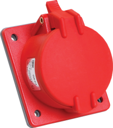 IEK Розетка встраиваемая ССИ-415 16А-6ч/200/346-240/415В 3Р+PЕ+N IP44 MAGNUM арт. PSN42-016-5