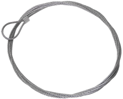 IEK Стальной трос с петлей 10 м. арт. CLP1M-SRL-2-10