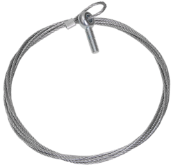 IEK Стальной трос с рым-болтом М6, 7 м. арт. CLP1M-SRB-2-6-07