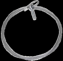 IEK Стальной трос с рым-болтом М8, 7 м. арт. CLP1M-SRB-2-8-07