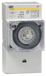 IEK Таймер ТЭМ181 аналоговый 16А 230В на DIN-рейку арт. MTA20-16