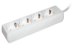 IEK Удлинитель У04 4 места 2Р+PЕ/3метра 3х1мм2 16А/250В арт. WYP10-16-04-03-Z-N