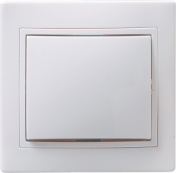 IEK ВС10-1-0-КБ Выключатель 1кл 10А КВАРТА (белый) арт. EVK10-K01-10-DM