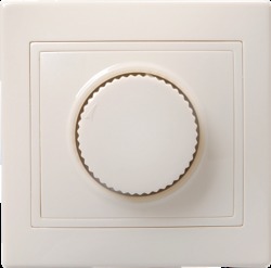 IEK ВСР10-1-0-ККм Светорегулятор поворот КВАРТА (кремовый) арт. EDK10-K33-03-DM