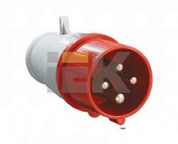 IEK Вилка 014 3Р+РЕ 16А 380В IP44 арт. PSR02-016-4