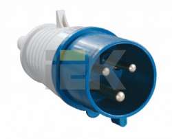 IEK Вилка 023 2Р+РЕ 32А 220В IP44 арт. PSR01-032-3